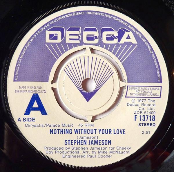 Steve Jameson (4) - Nothing Without Your Love