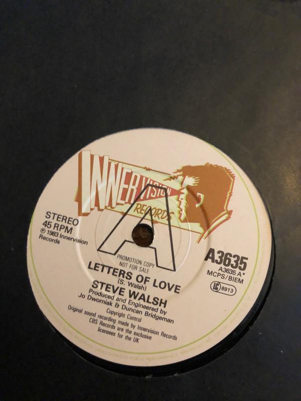 Steve Walsh (4) - Letters Of Love