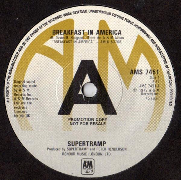 Supertramp - Breakfast In America
