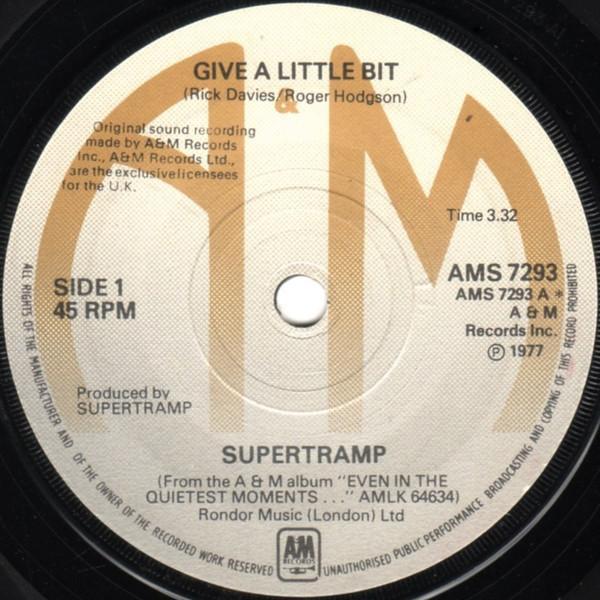 Supertramp - Give A Little Bit