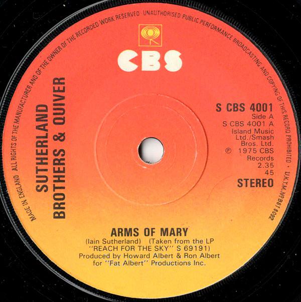 Sutherland Brothers, Quiver - Arms Of Mary