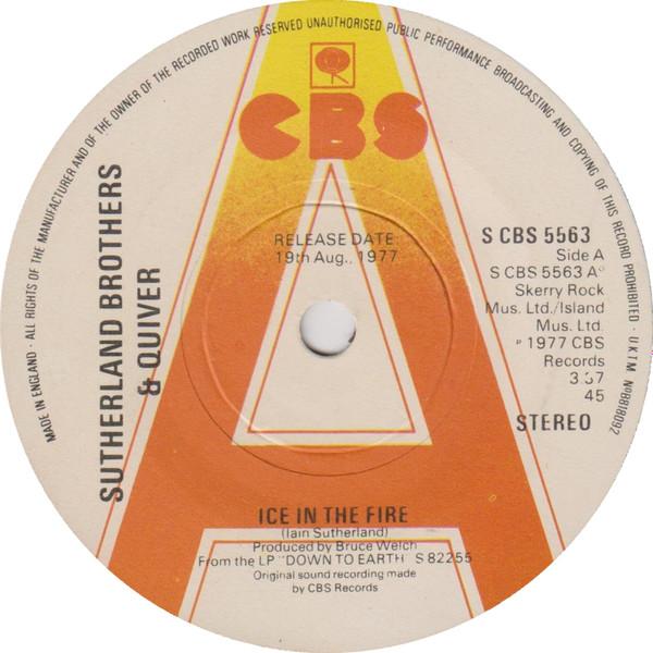 Sutherland Brothers, Quiver - Ice In The Fire
