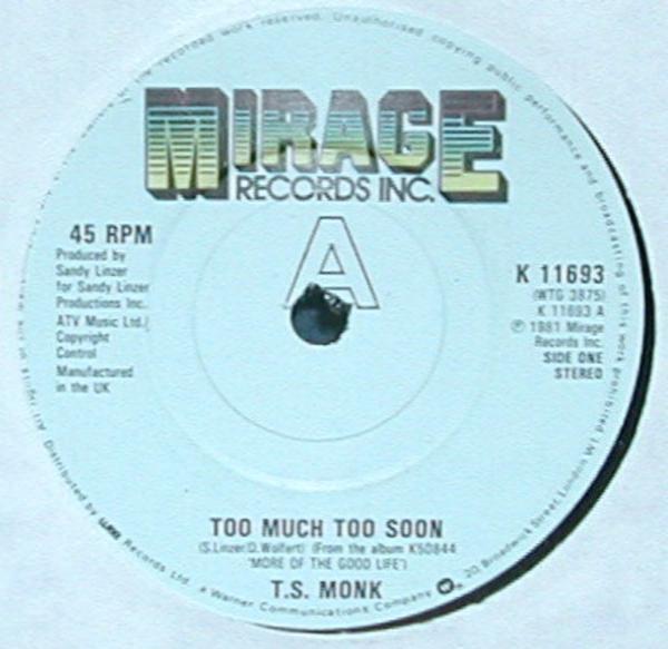 T.S. Monk - Too Much Too Soon