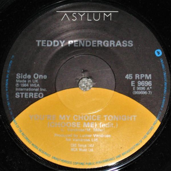 Teddy Pendergrass - You're My Choice Tonight (Choose Me)