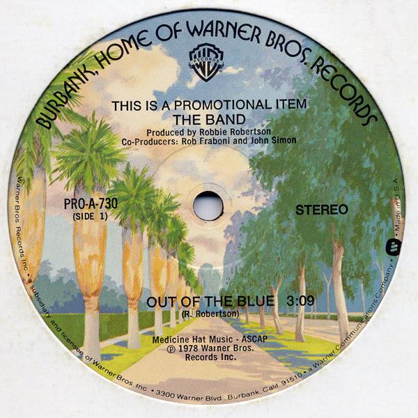 The Band - Out Of The Blue / Theme From The Last Waltz