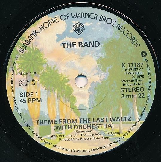 The Band - Theme From The Last Waltz