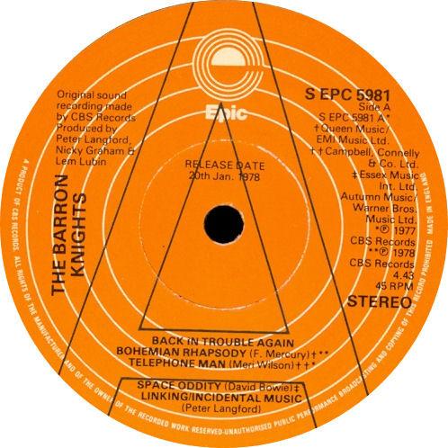 The Barron Knights - Back In Trouble Again