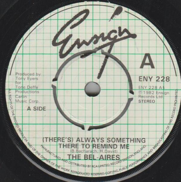 The Bel-Aires (4) - (There's) Always Something There To Remind Me