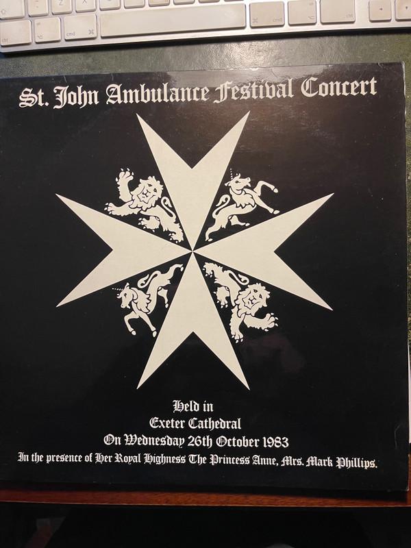 The Cathedral Choir Exeter, Devon County Youth Orchestra, Band Of HM Royal Marines, Commando Training Centre, Choir Of St Johns Cadets and Exeter Middle Schools, Devon Youth Jazz Orchestra - St John Ambulance Festival Concert