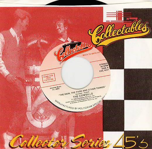 The Cowsills, The Caravelles - The Rain, The Park And Other Things / You Don't Have To Be A Baby To Cry