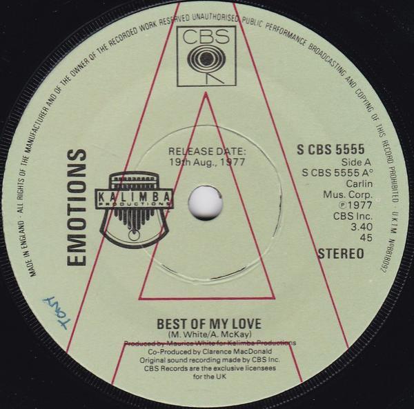The Emotions - Best Of My Love