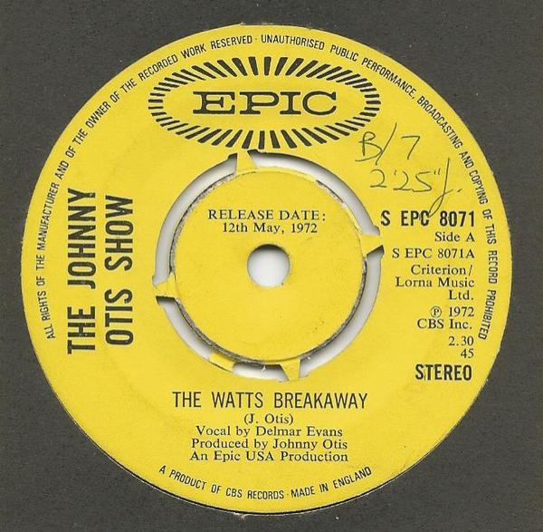 The Johnny Otis Show - The Watts Breakaway