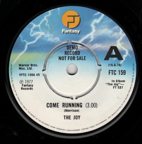 The Joy (2) - Come Running