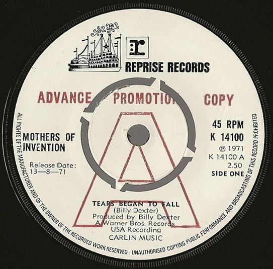 The Mothers - Tears Began To Fall