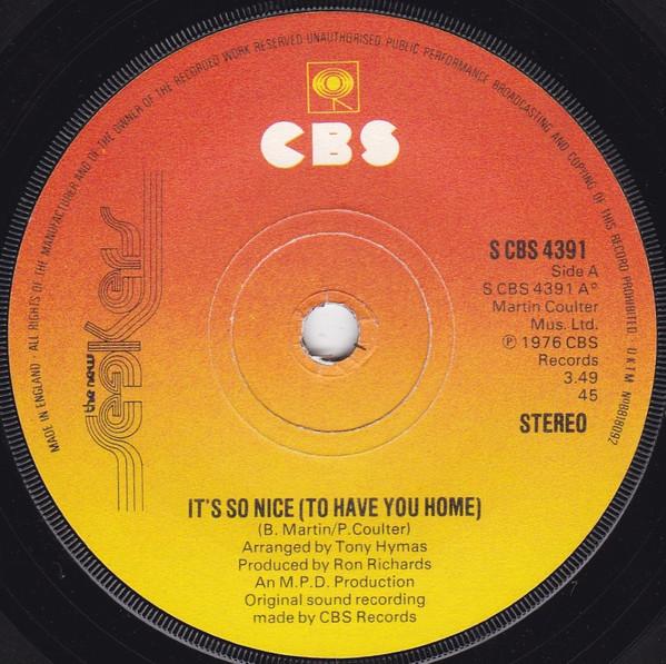 The New Seekers - It's So Nice (To Have You Home)