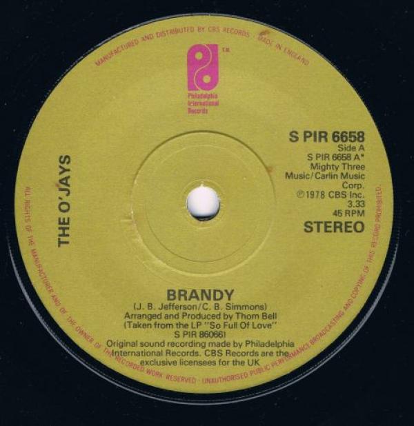 The O'Jays - Brandy