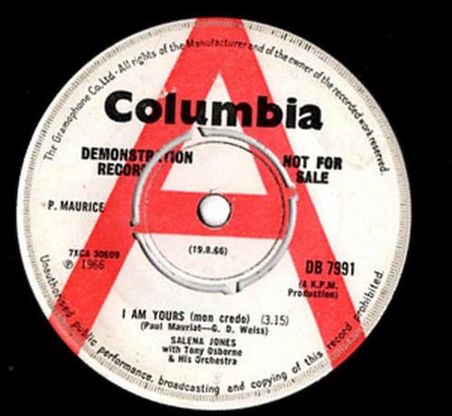 Tony Osborne And His Orchestra, Salena Jones - I Am Yours (Mon Credo) / I Only Know I Love You