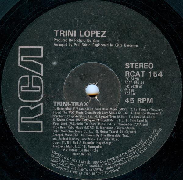 Trini Lopez - Trini-Trax