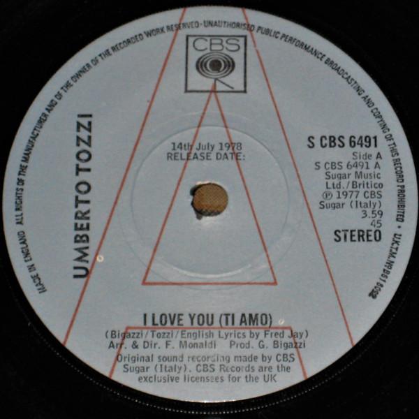Umberto Tozzi - I Love You (Ti Amo)
