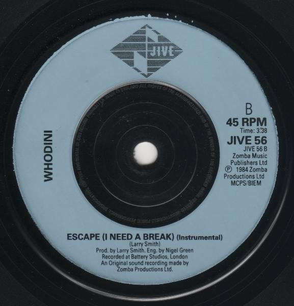 Whodini - Escape (I Need A Break)