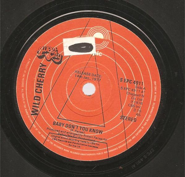 Wild Cherry - Baby Don't You Know