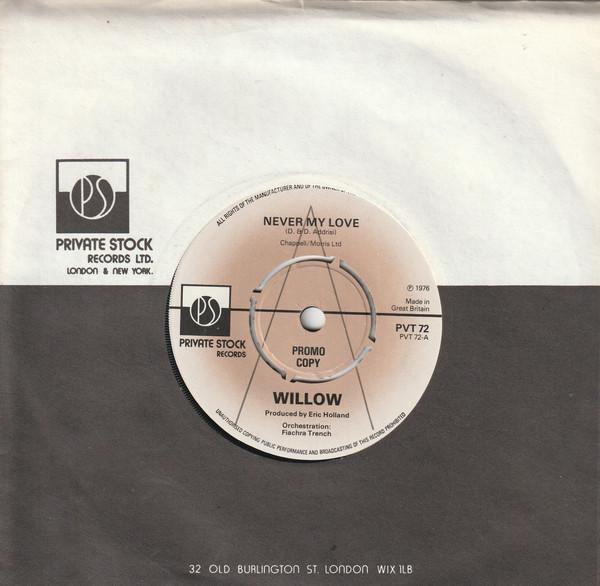 Willow (11) - Never My Love