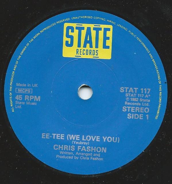 Zager And Fashon, Chris Fashon - EE-Tee (We Love You) / Hold On